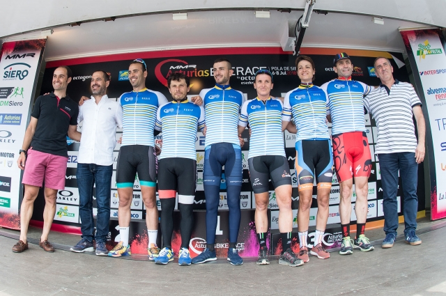 The first winners of MMR Asturias Bike Race